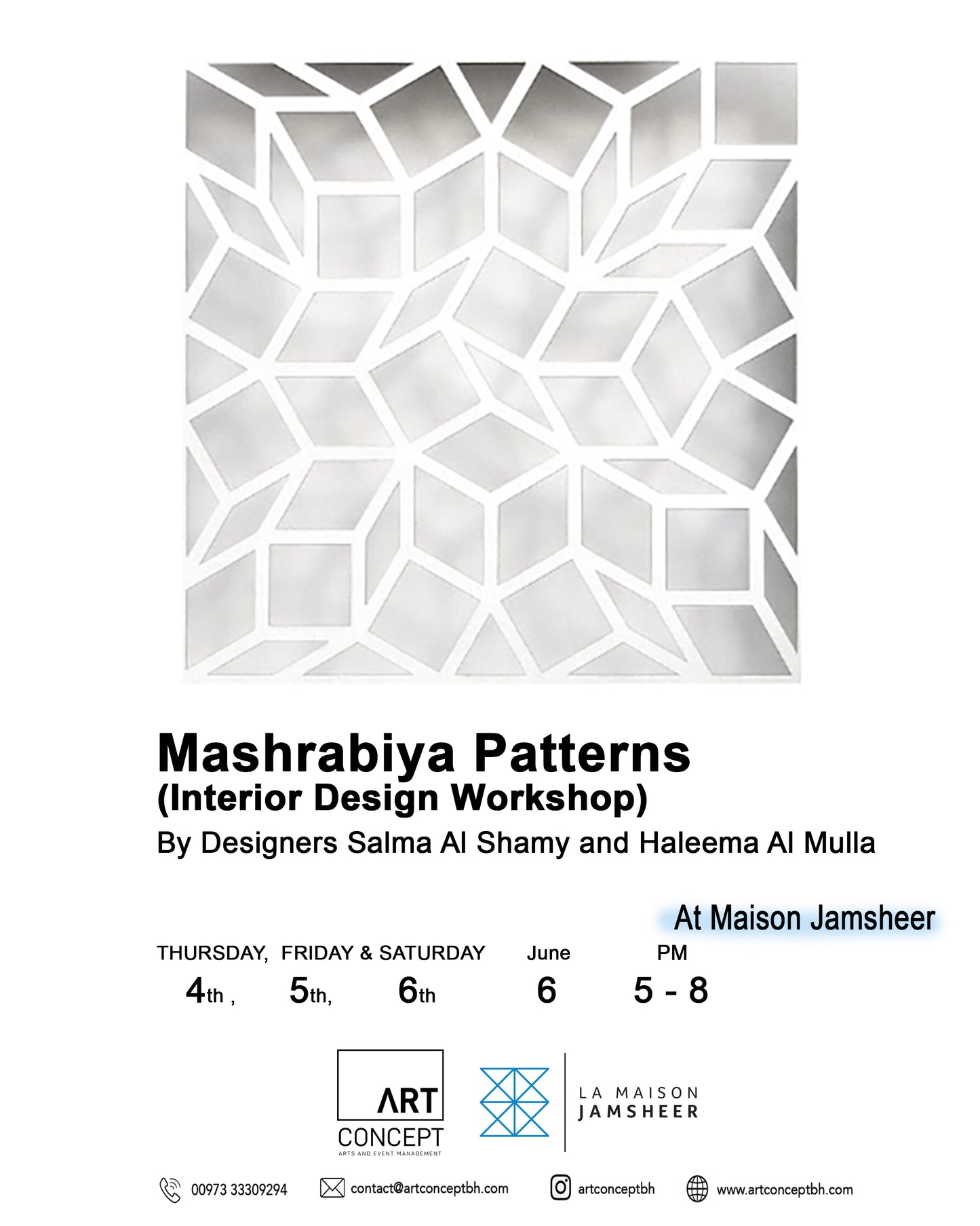 Mashrabiya Patterns Workshop