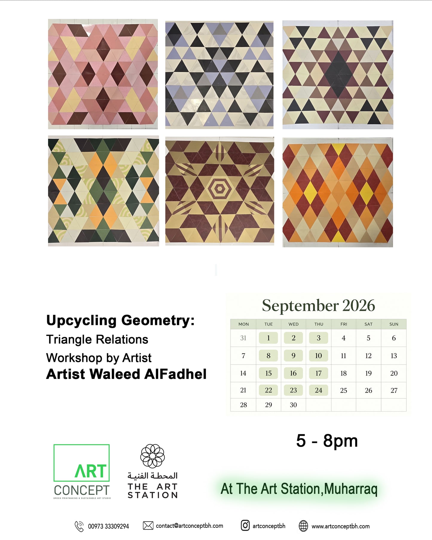 Upcycling Geometry: Triangle Relations Workshop