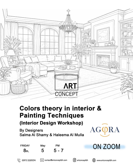 Color Theory in Interior & Painting Techniques on zoom