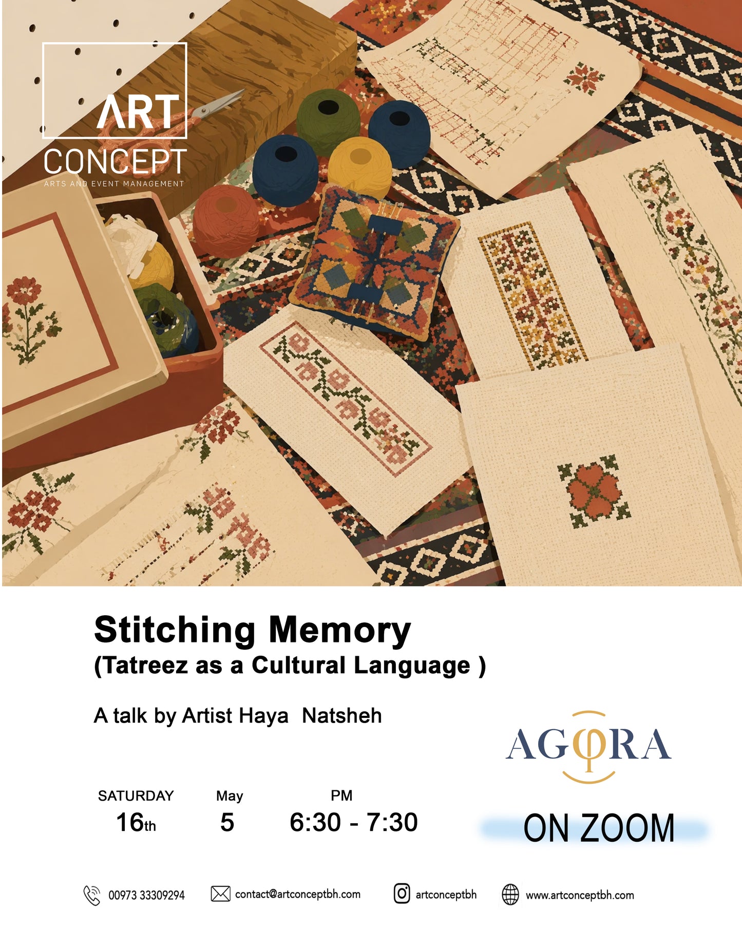 Stitching Memory Talk On Zoom